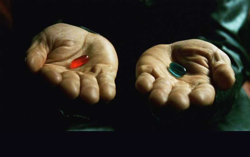 Red-pill-blue-pull-matrix